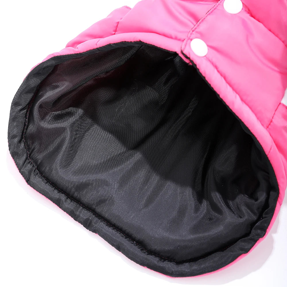 Warmer Fleece-Hoodie für Haustiere – Winddichte Winterjacke für Kleine & Mittelgroße Hunde & Katzen