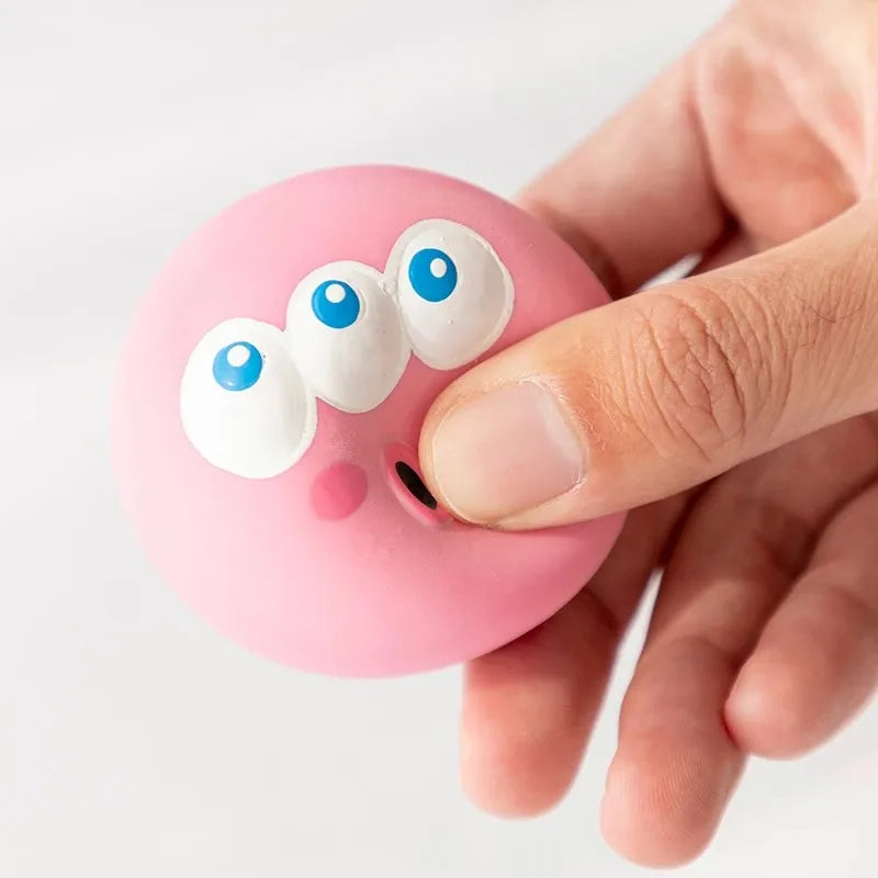 Quietschender Gummi-Kauball für Hunde – Bissfester Zahnreinigungs-Ball mit Sound für Welpen & Kleine Mittlere Große Hunde