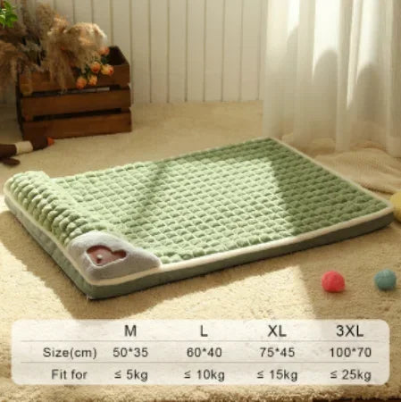 Orthopädisches Memory-Foam Hundebett mit Abnehmbarem Waschbarem Bezug – Weiches Winter Haustierkissen für Kleine Mittlere Große Hunde & Katzen