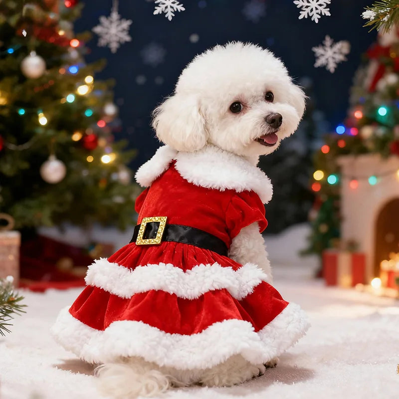Weihnachtsrock für Haustiere – Festliches Outfit für Hunde & Katzen