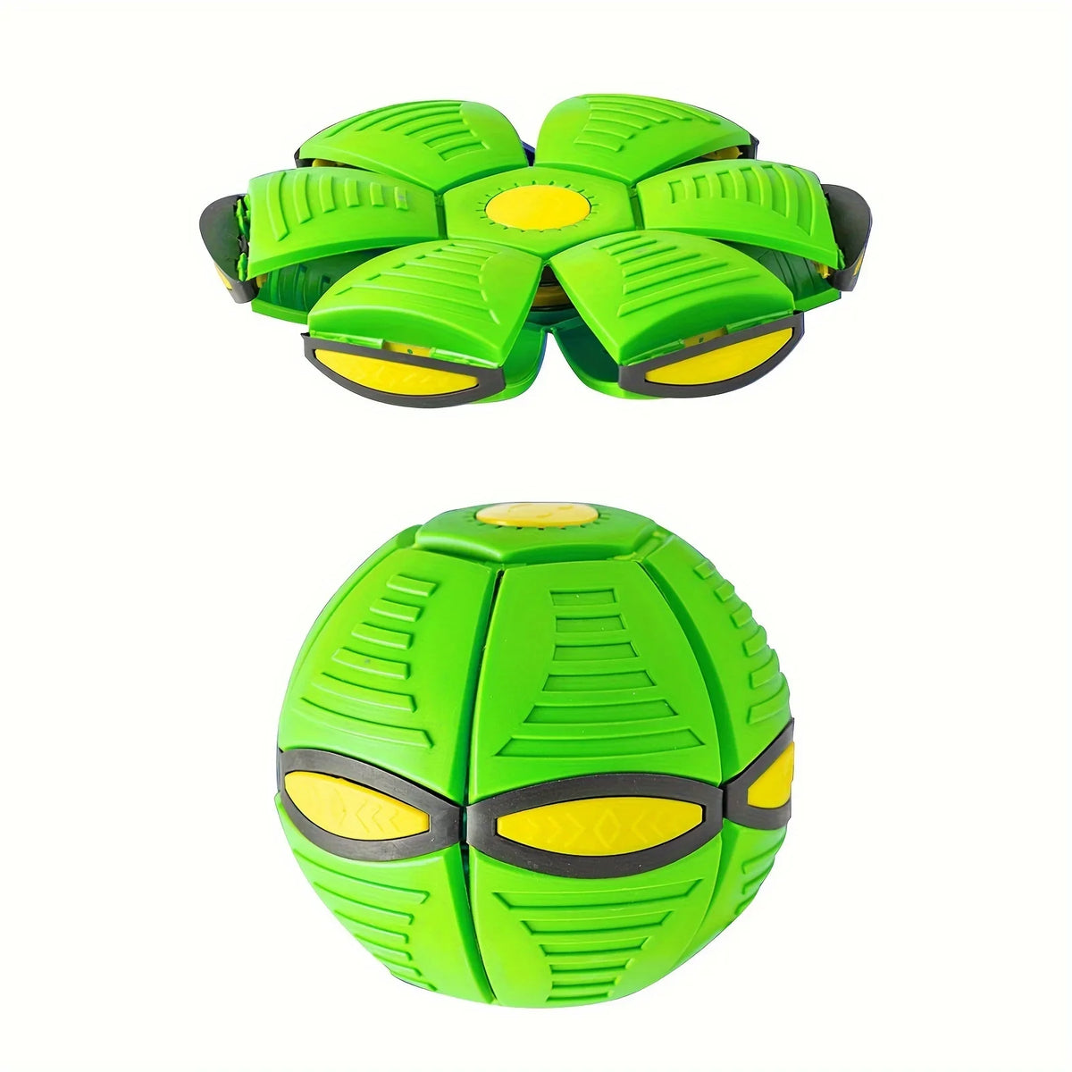 Fliegende Untertasse & Hüpfball Hundespielzeug – Robustes Elastisches Apportier- & Bewegungsspielzeug für Outdoor-Aktivitäten und Training