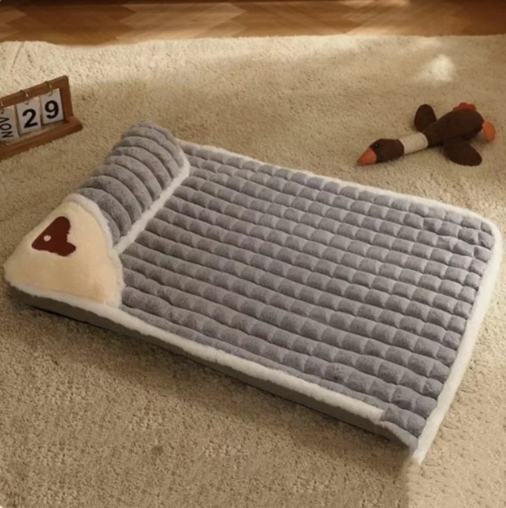 Orthopädisches Memory-Foam Hundebett mit Abnehmbarem Waschbarem Bezug – Weiches Winter Haustierkissen für Kleine Mittlere Große Hunde & Katzen
