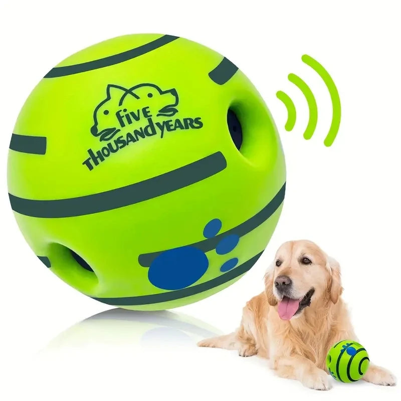 Lustiger Interaktiver Kicherball für Hunde – IQ-Trainingsspielzeug für Mentale Beschäftigung, Aktive Bewegung & Indoor-Outdoor-Spiel