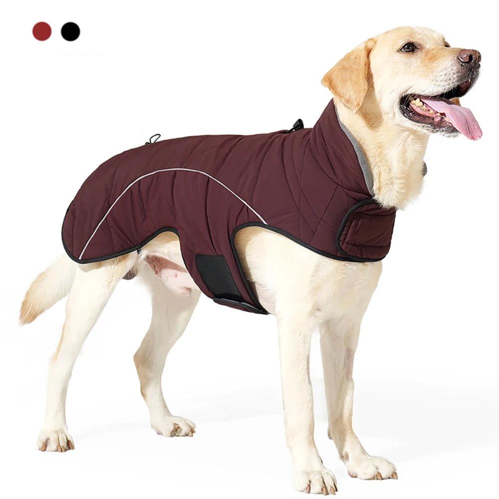 Wasserdichte Reflektierende Hundejacke – Warme Winterweste für Mittelgroße & Große Hunde