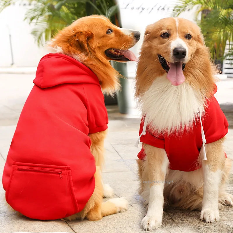 Warmer Winter-Hoodie für Hunde – Gemütliche Sweatshirt-Jacke für Mittelgroße & Große Hunde