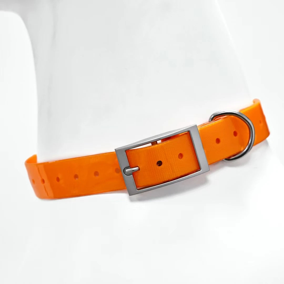Wasserfestes Jagdhund-Halsband aus TPU – Verstellbares Robustes Pflegeleichtes Trainingshalsband für Große Hunde