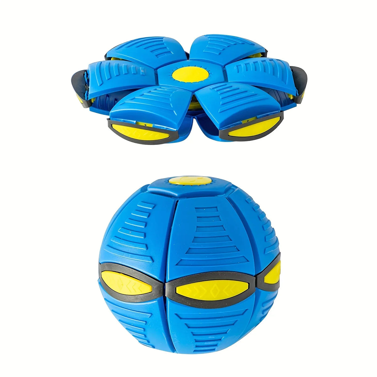 Fliegende Untertasse & Hüpfball Hundespielzeug – Robustes Elastisches Apportier- & Bewegungsspielzeug für Outdoor-Aktivitäten und Training