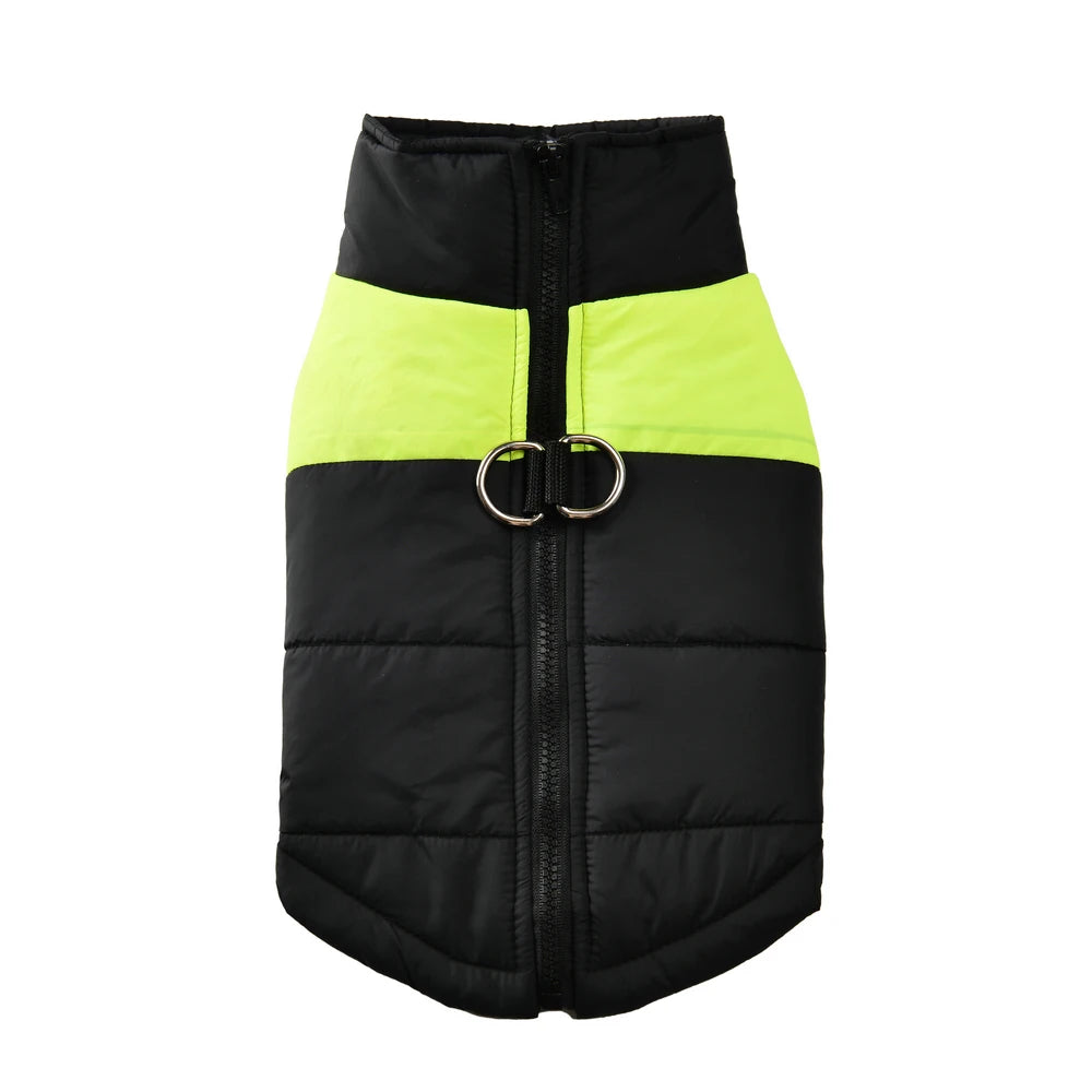 Warme Wasserdichte Winterjacke für Hunde – Winddichter Hundemantel mit D-Ring