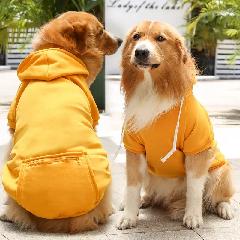 Warmer Winter-Hoodie für Hunde – Gemütliche Sweatshirt-Jacke für Mittelgroße & Große Hunde