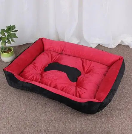 Warmes Quadratisches Haustierbett – Gemütliches Hunde- & Katzenbett