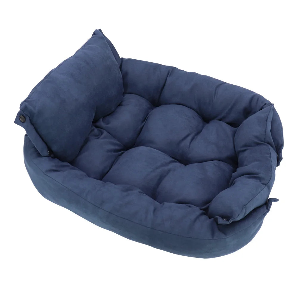 Warmes Winter Hundesofa & Haustier Schlafbett – Weiche Gemütliche Kennel-Matte und Welpenmatratze für Kleine Große Hunde & Katzen