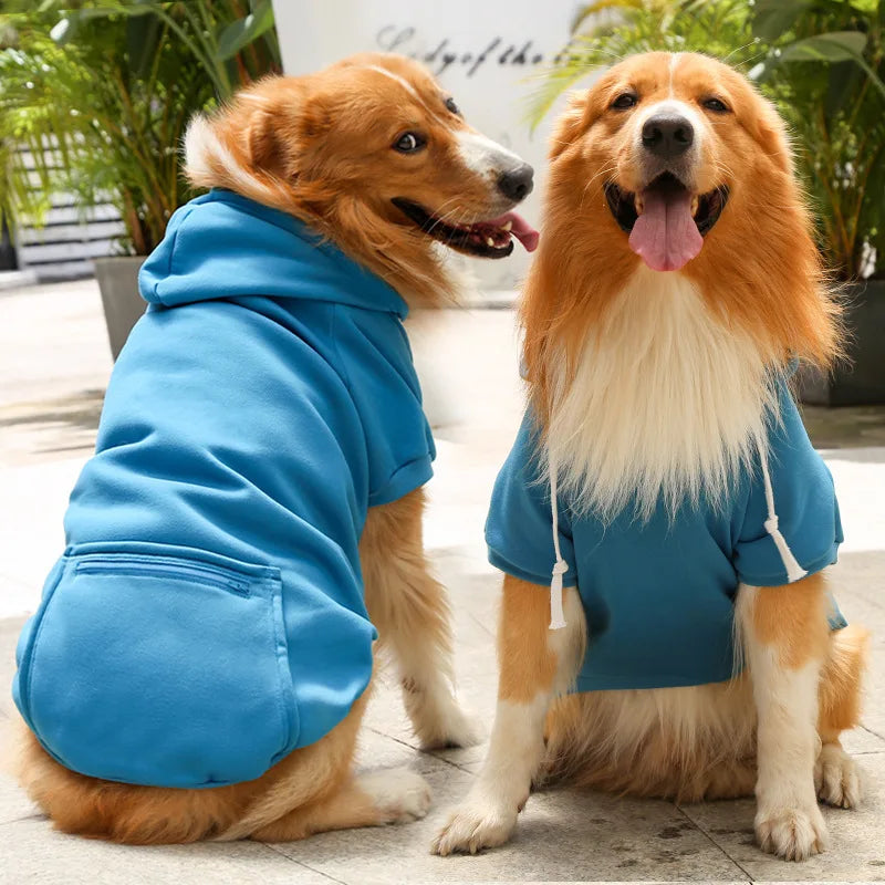 Warmer Winter-Hoodie für Hunde – Gemütliche Sweatshirt-Jacke für Mittelgroße & Große Hunde