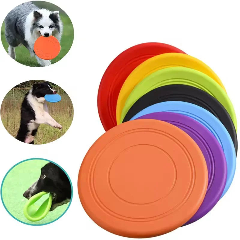 Weiche Gummi-Hundefrisbee – Robuste Wurfscheibe für Apportieren & Training