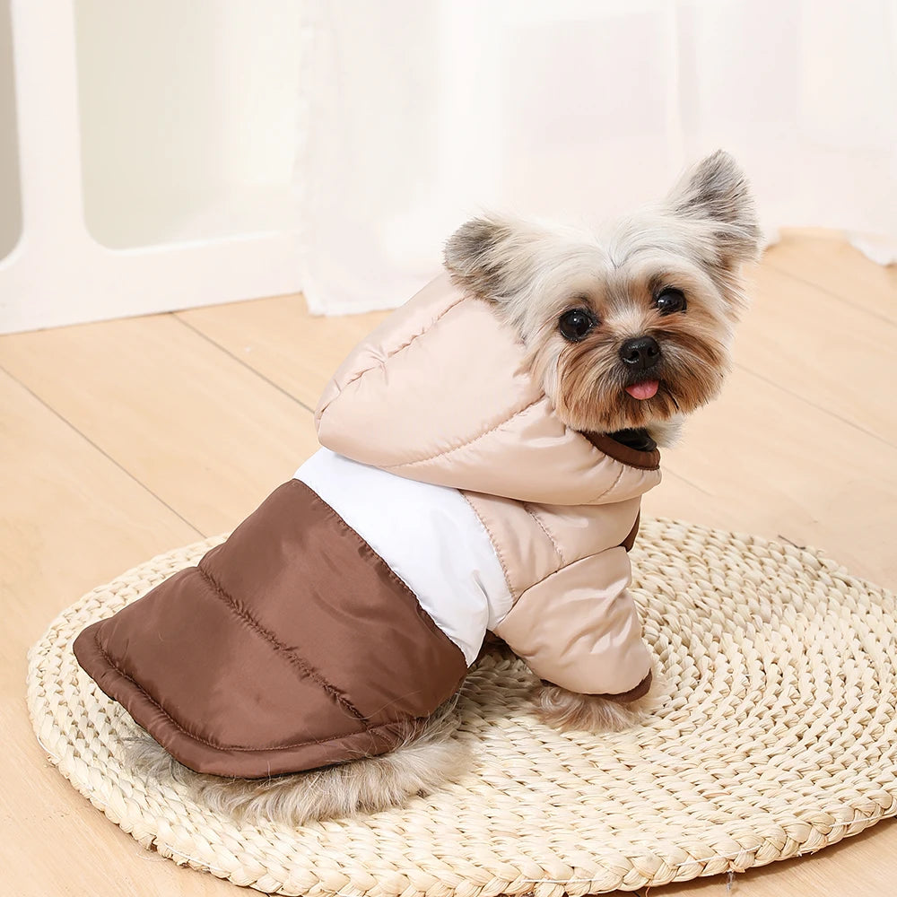 Warmer Fleece-Hoodie für Haustiere – Winddichte Winterjacke für Kleine & Mittelgroße Hunde & Katzen