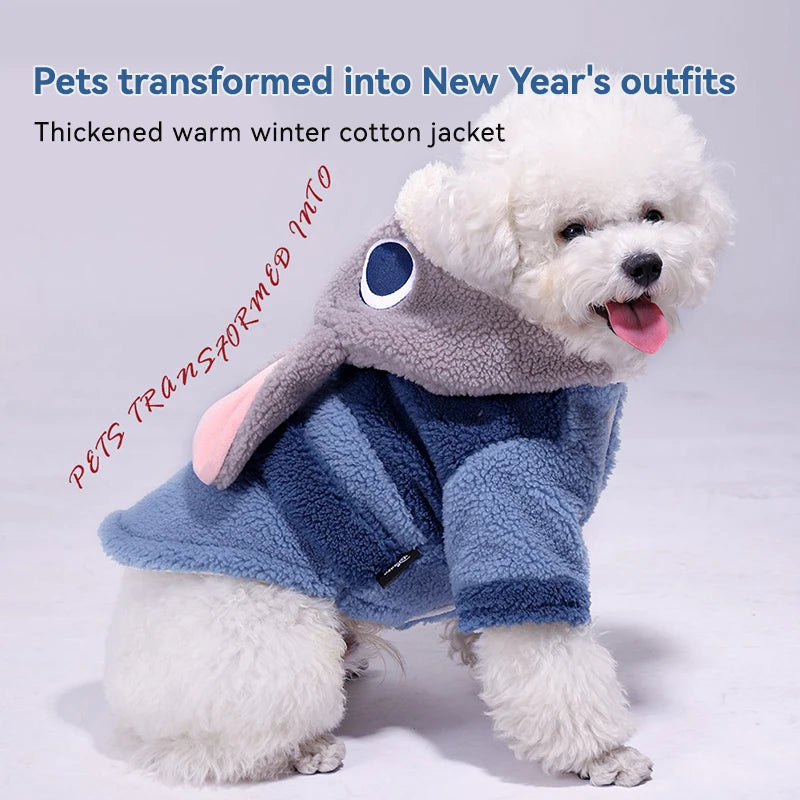 Cartoon-Hundepullover – Süßes Frühlings- & Herbst-Outfit für Kleine & Mittelgroße Hunde