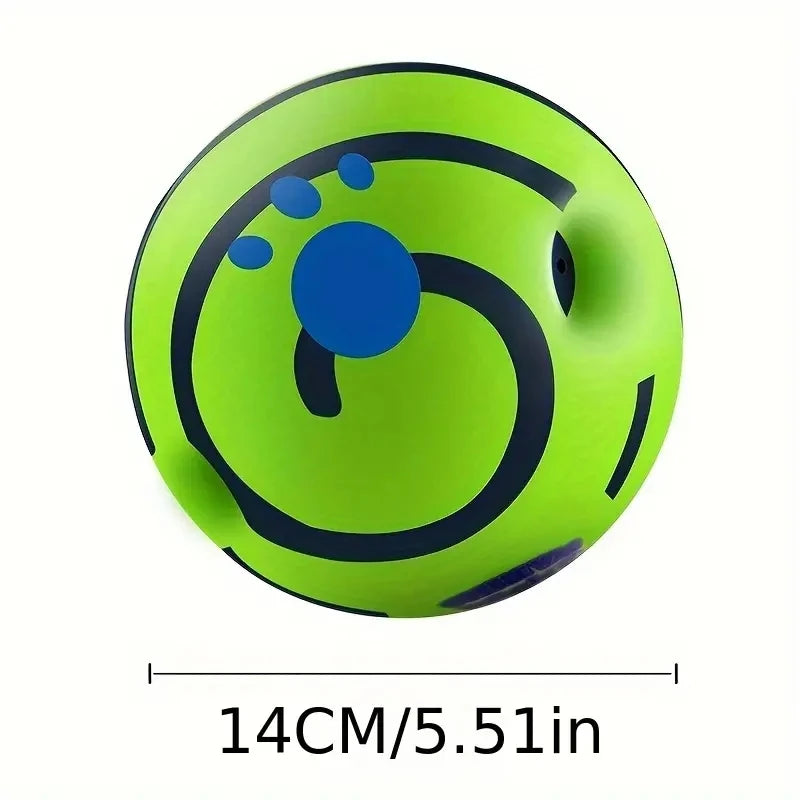 Lustiger Interaktiver Kicherball für Hunde – IQ-Trainingsspielzeug für Mentale Beschäftigung, Aktive Bewegung & Indoor-Outdoor-Spiel
