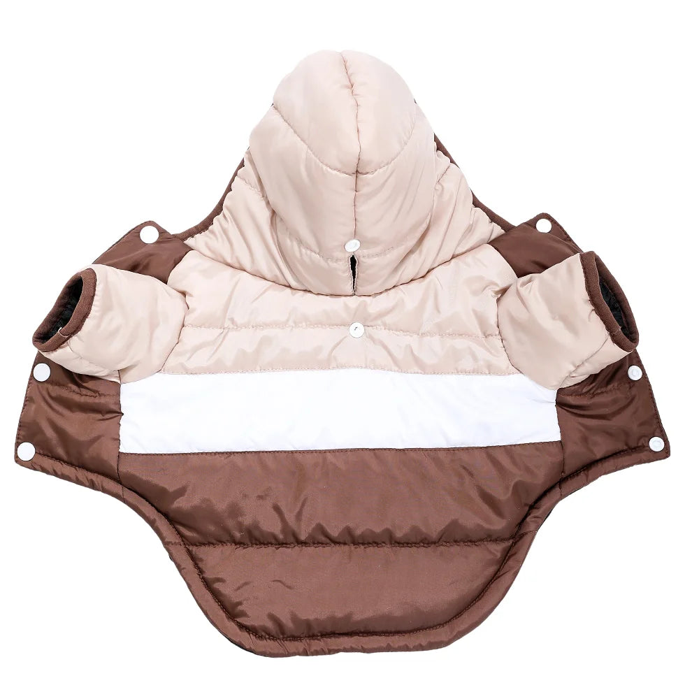 Warmer Fleece-Hoodie für Haustiere – Winddichte Winterjacke für Kleine & Mittelgroße Hunde & Katzen