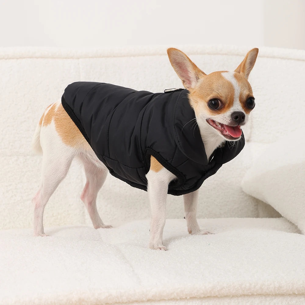 Wasserdichter Fleece-Hundemantel – Dicke Winterweste für Kleine Hunde, Katzen & Welpen