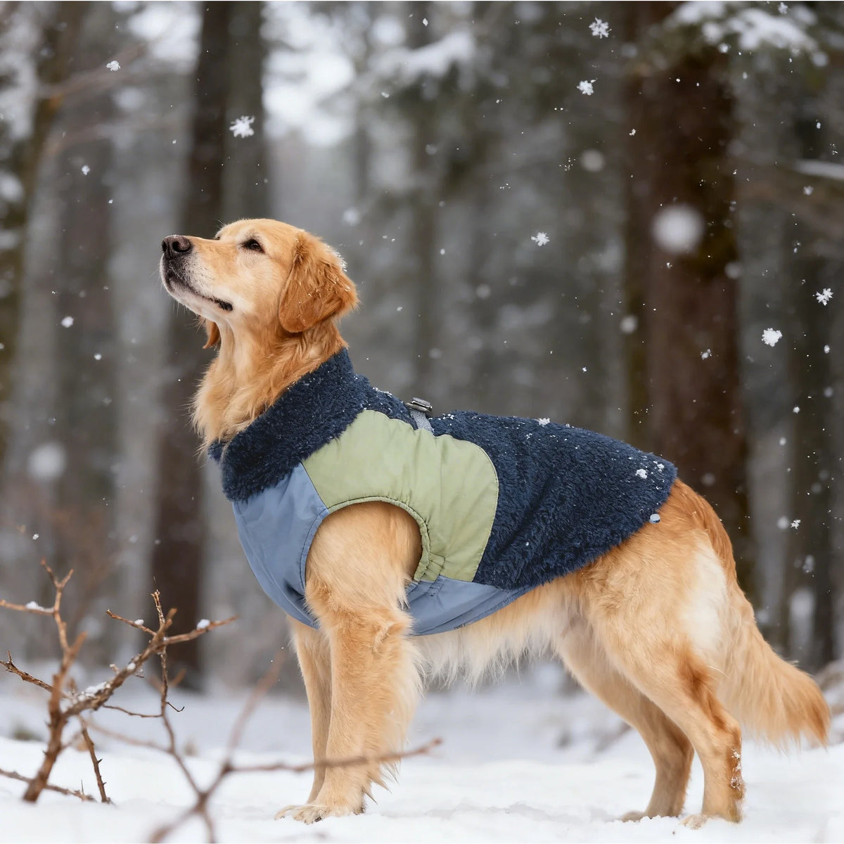 Warme Lammfell-Hundejacke – Weicher & Gemütlicher Herbst-Wintermantel für Hunde