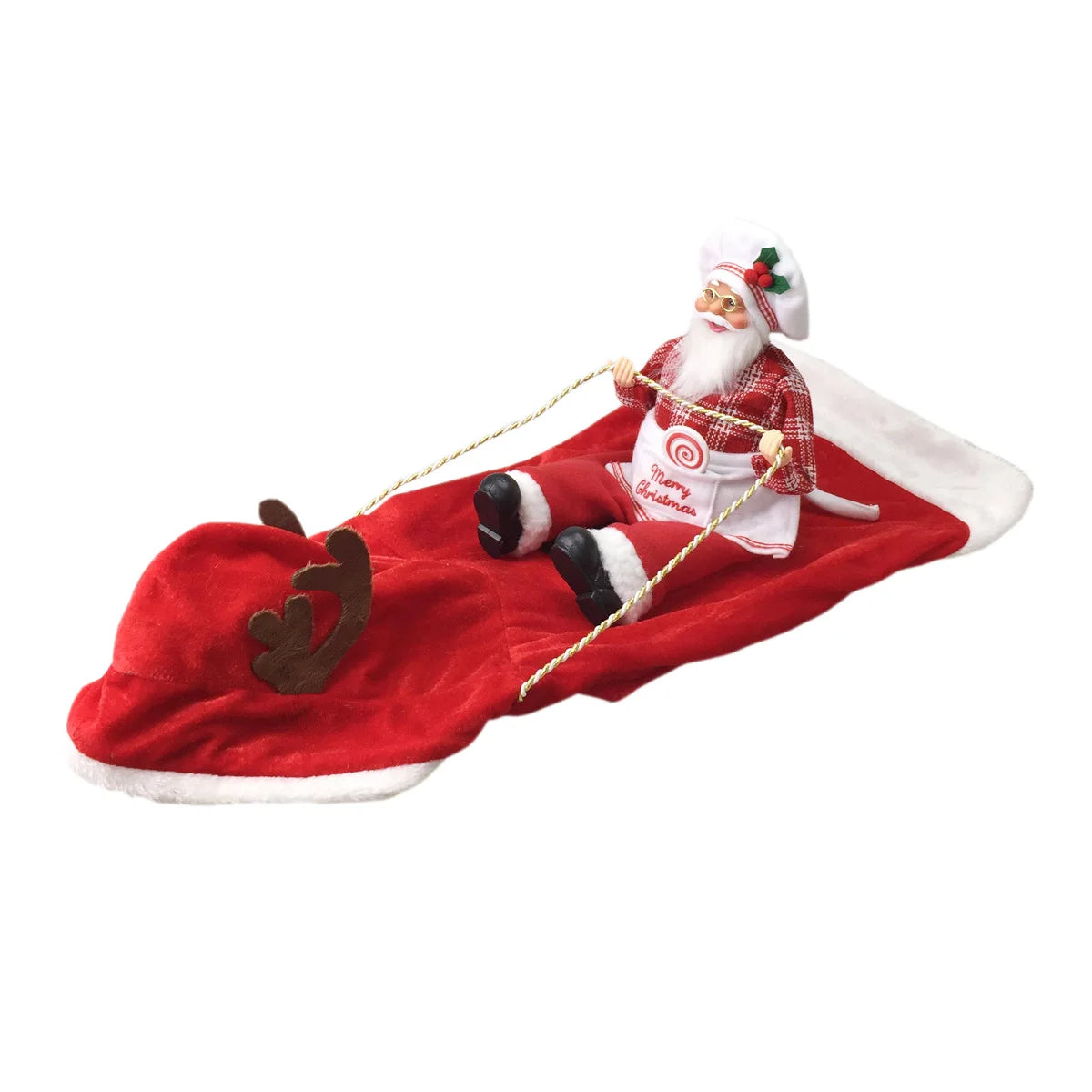 Lustiger Weihnachtsmann-Hundeumhang – Warmes Weihnachts-Cosplay-Kostüm für Kleine & Mittelgroße Hunde & Katzen
