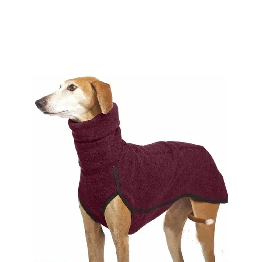 Hochkragen-Hundepullover für den Winter – Warmer Strickpullover für Mittelgroße & Große Hunde, Deutsche Dogge, Greyhound & Pitbull
