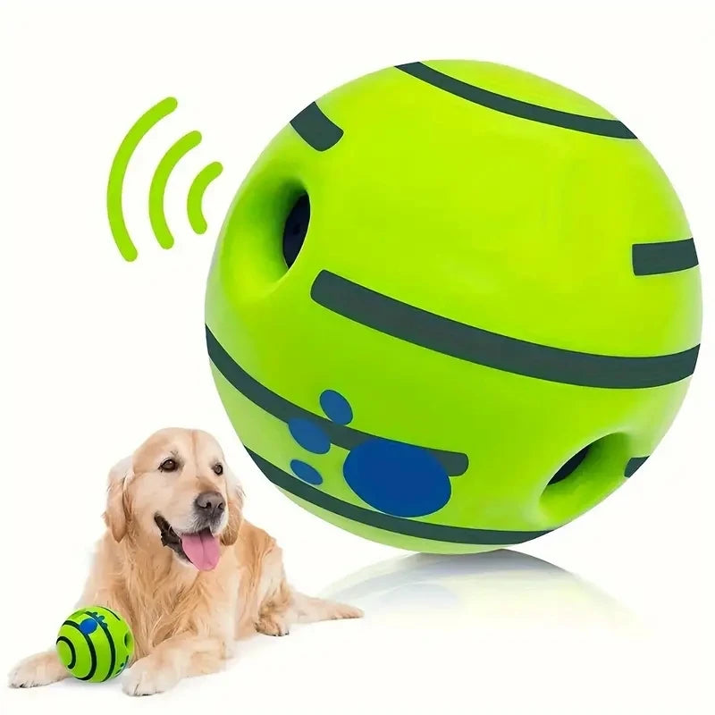 Lustiger Interaktiver Kicherball für Hunde – IQ-Trainingsspielzeug für Mentale Beschäftigung, Aktive Bewegung & Indoor-Outdoor-Spiel