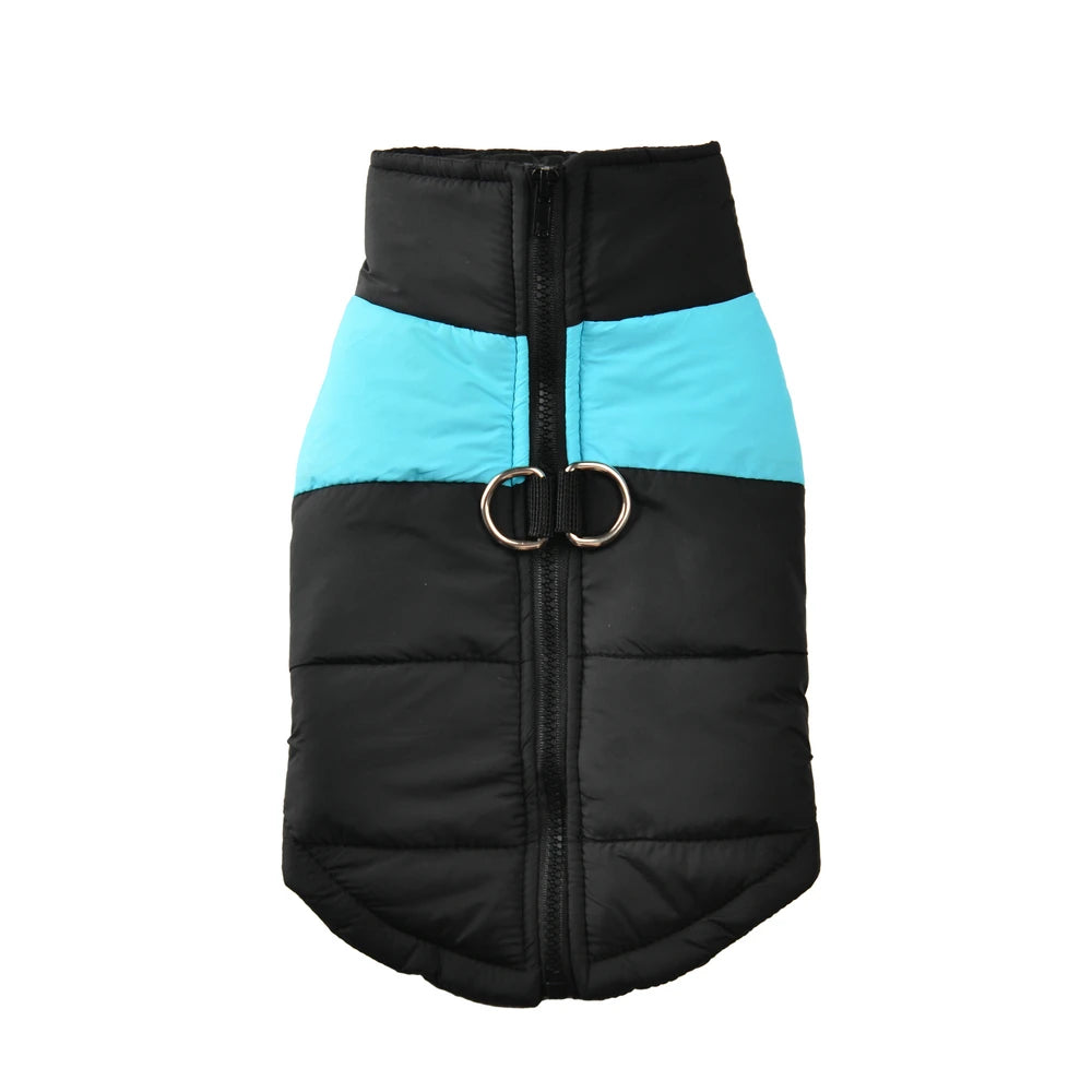 Warme Wasserdichte Winterjacke für Hunde – Winddichter Hundemantel mit D-Ring