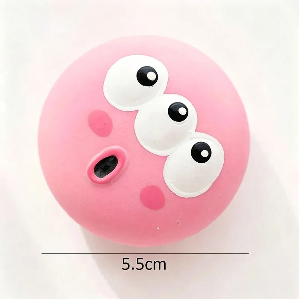 Quietschender Gummi-Kauball für Hunde – Bissfester Zahnreinigungs-Ball mit Sound für Welpen & Kleine Mittlere Große Hunde